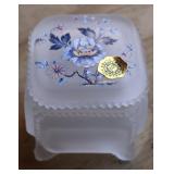 Westmoreland Hand Painted Lidded Trinket Box