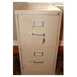Hon Metal 2 Drawer Filing Cabinet