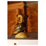 Vintage Alabaster Owl Figure