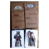 2pc Jim Shore German Santa Ornaments