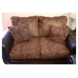 Brown Love Seat