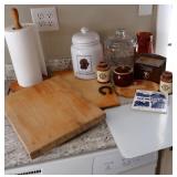 Canisters, Recipes Box, Cutting Boards++