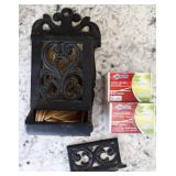 Vintage Cast Iron Match Holder