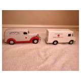 2 Ertl American Red Cross Banks