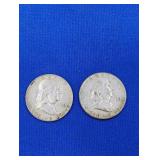 1952 & 1952-D Franklin Half Dollars