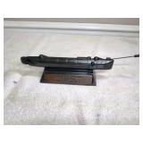 Metal Confederate Submarine Hunley Bank