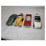 4 Metal Die Cast Cars