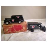 2 Ertl Red Cross Banks
