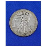 1945 Walking Liberty Half Dollar