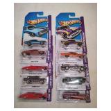 10 HW Showroom Hot Wheels Cars