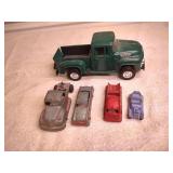 5 Tootsie Toys Cars
