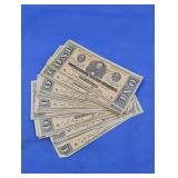 (25) $1 Reproduction Confederate Bills