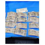 Assorted Reproduction Confederate & State Bills