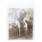 Print of Indian On Horse 14x11