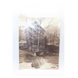 Waterfall & House/Mill Print