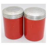 Vintage Metal S&P Shakers