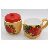 Vintage Ceramic & Sugar Bowl Set