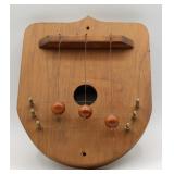 Vintage Wooden Door Harp
