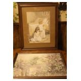 Framed 1987 Arthur Kaplan Lithograph, & Framed+++