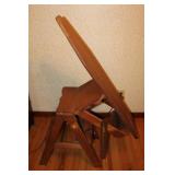 Antique Rustic Wood Folding Ironing Board