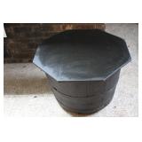 Vintage Whiskey Barrel/Sap Collector Table Top