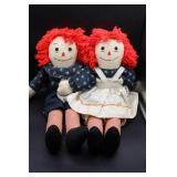 Vintage Raggedy Ann & Andy Dolls