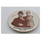 Commemorative Plate of Milton S. Hershey with a+++