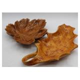 Vintage Ceramic Fall Leaves