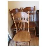 3 Matching Press Back Kitchen Dining Chairs