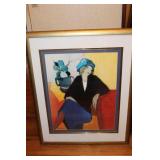 Vintage Offset Lithograph "Suzanne" , by Israeli++