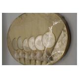 Vintage Natural Capiz Pearl Shell Placemat Set
