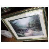 Framed Print of Serene Garden Scene