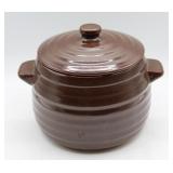 Vintage Monmouth Pottery Brown Stoneware+++