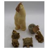 Polar Bear Seal Oil Candle,Owl Candle, Mini +++