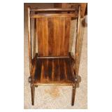 Vintage Wooden Slat Folding Chair