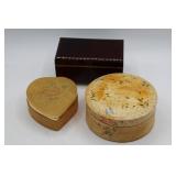 Vintage Music Box, Trinket box & Coasters