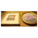 2 Vintage Framed Prints