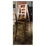 Vintage Wooden Step Ladder