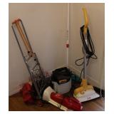 Misc Vacuum Lot, Vintage Folding Luggage Caddy+++