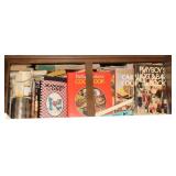 Misc Cookbooks etc in Upper Cabinet