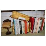 Vintage Cookbooks, Recipes, Book ends, etc