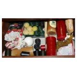 Candle Drawer Lot & Misc Items