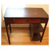 Vintage Wooden Desk w/Shelves