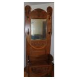 Antique Hall Tree