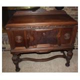 Antique Dowry Ornate Carved chest/Small Buffett **