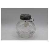 Vintage Glass "Jumbo" Peanut Butter Jar