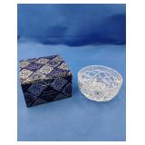 Connemara Hand Cut Celtic Crystal Bowl