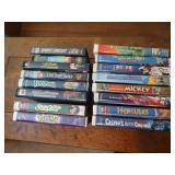 Collection of VHS Tapes in Clamshell Cases