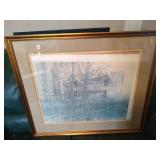 Old House Print by Unknown Artist - Read Details