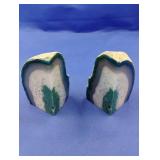 Beautiful Geode Bookends